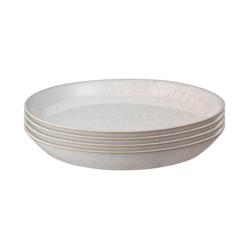 Denby Kiln Coral Set of 4 Medium Plate
