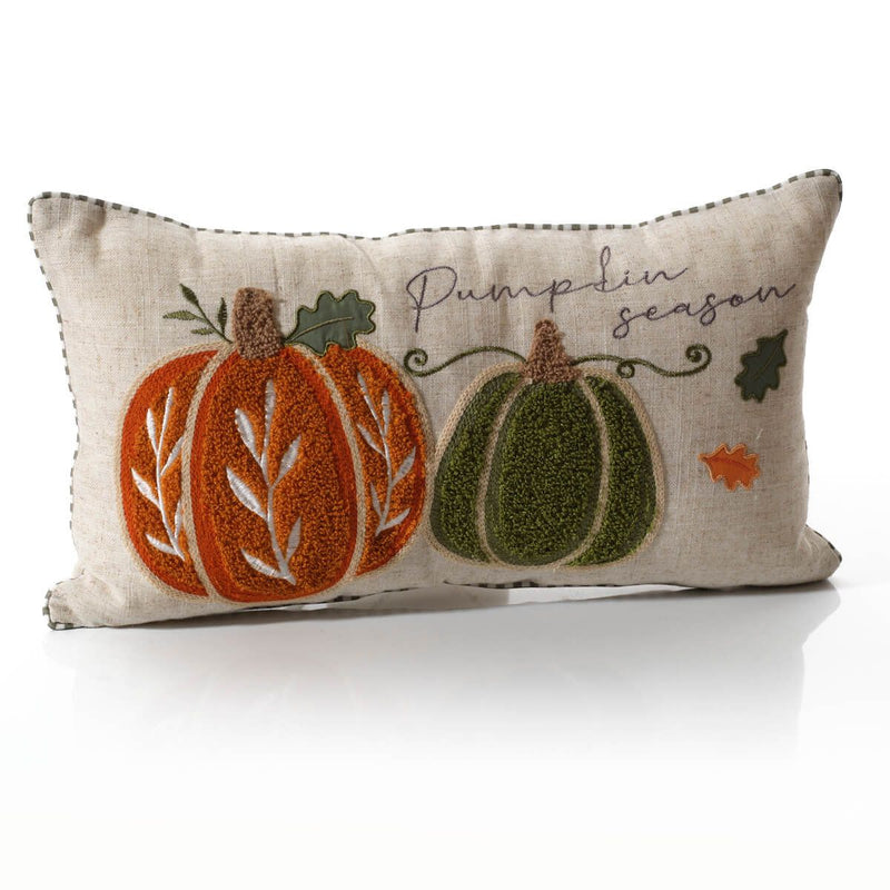 RL HARVEST HOME PUMPKIN SEASON APPLIQUED CUSHION