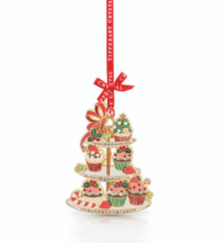 Tipperary Crystal Sparkle Tea Cake Stand Decoration