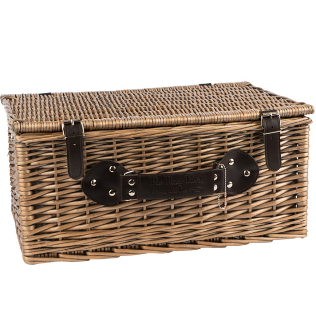 Beau Three Rivers 4 Person Filled Luxury Picnic Basket / Hamper