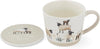 Cooksmart Highland Sheep Conical Mug & Coaster Set