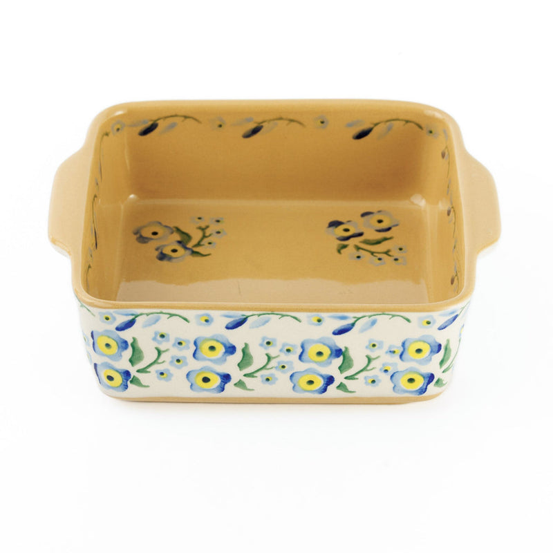 Nicholas Mosse Small Square Oven Dish Forget Me Not