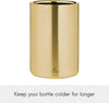 Viners Barware 1.3l Gold Double Walled Wine Cooler