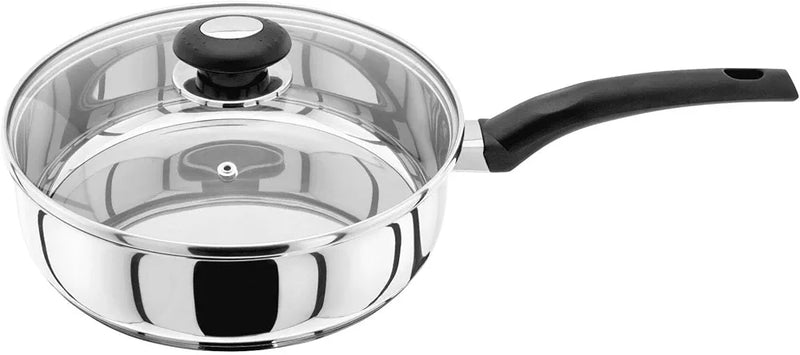 Judge Essentials Stainless Steel 24cm Saute Pan
