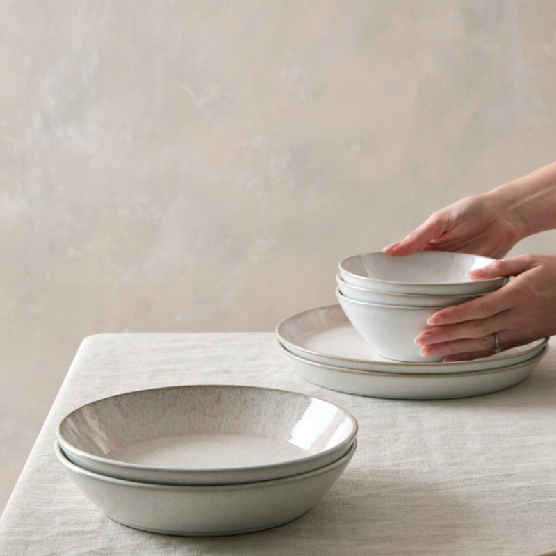 Denby Kiln Coral Set of 4 Pasta Bowls