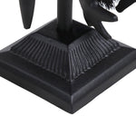 WJS BLACK GLENARM COMPANION SET 13x13x48cm