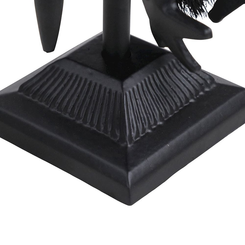 WJS BLACK GLENARM COMPANION SET 13x13x48cm
