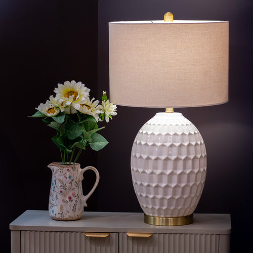 TARA Gemma Ceramic Lamp Natural