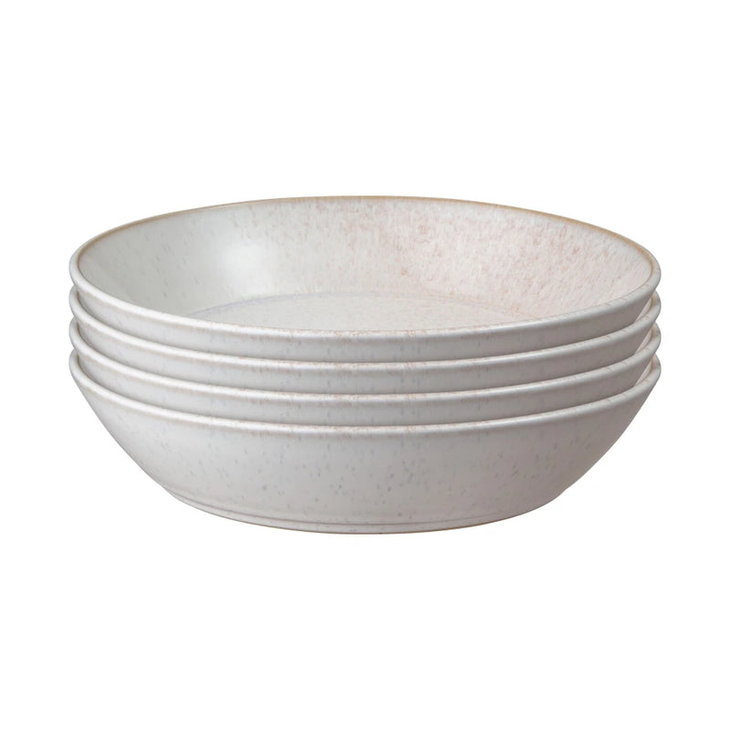 Denby Kiln Coral Set of 4 Pasta Bowls
