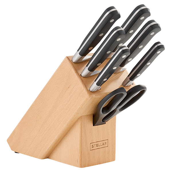 Stellar Classic 7 Piece Knife Block Set