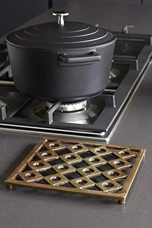 MASTERCLASS TRIVET 22CM BRASS FINISH