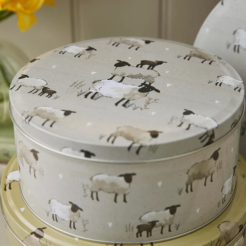 Cooksmart Highland Sheep Set Of 3 Round Cake Tins
