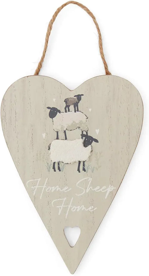 Cooksmart Highland Sheep Plaque Home Sweet Home