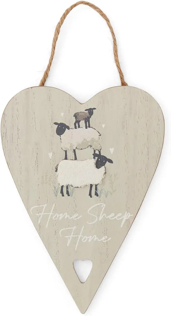 Cooksmart Highland Sheep Plaque Home Sweet Home