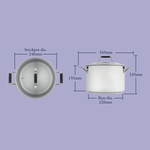 Stellar Flow Induction 24cm Stockpot 6.5lt