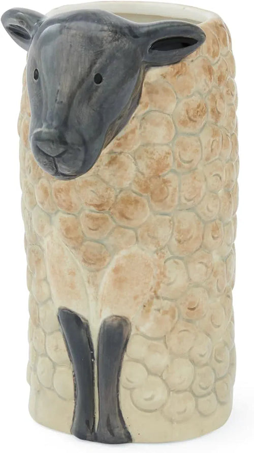 Cooksmart Highland Sheep Utensil Pot/ Vase
