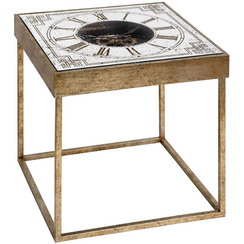 WJS SQUARE CLOCK TABLE 51X51X51CM 18689