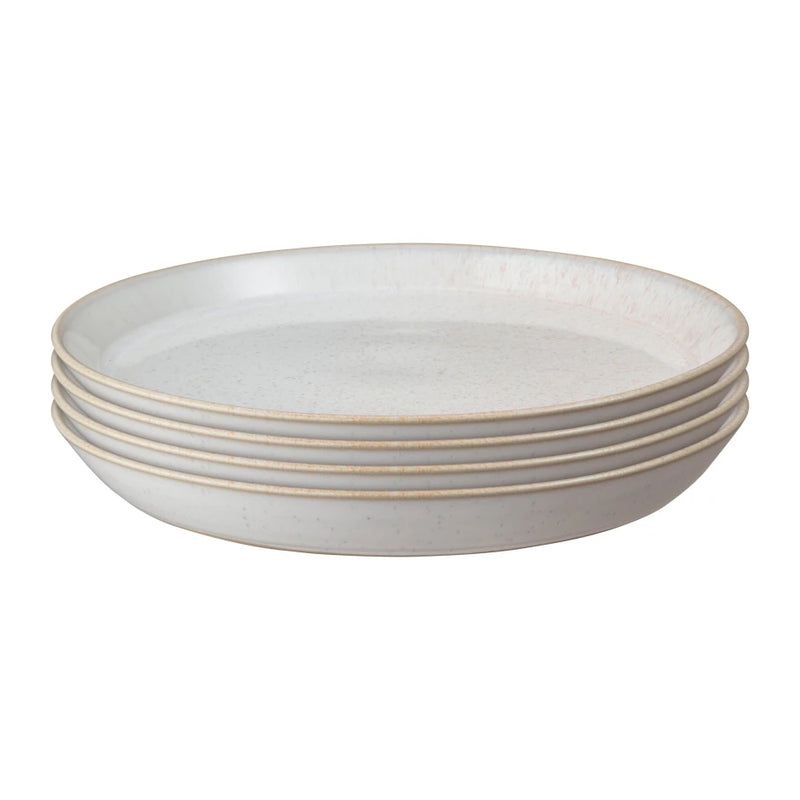 Denby Kiln Coral Set of 4 Dinner Plates