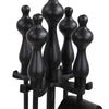 WJS BLACK GLENARM COMPANION SET 13x13x48cm