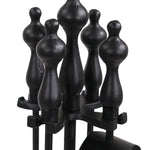 WJS BLACK GLENARM COMPANION SET 13x13x48cm
