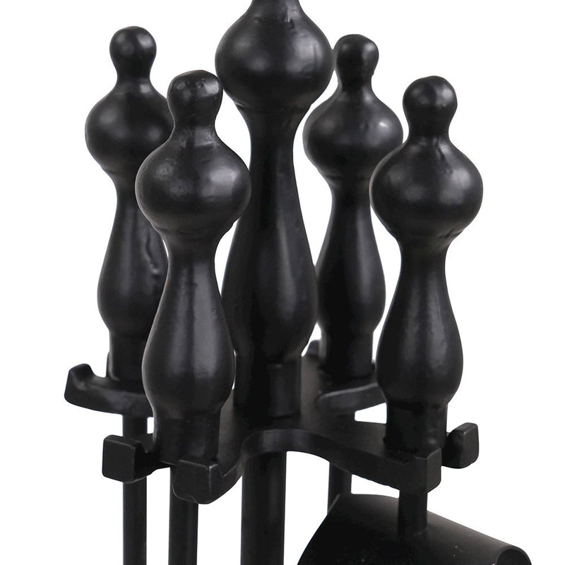 WJS BLACK GLENARM COMPANION SET 13x13x48cm