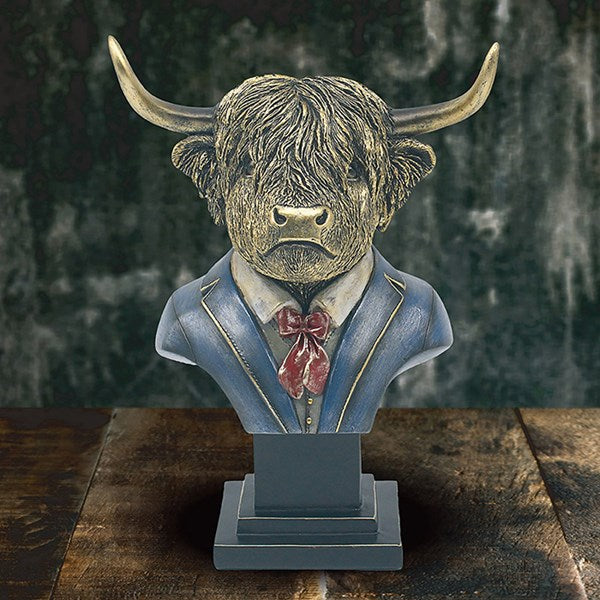 JD Highland Cow Dudes Bust Large