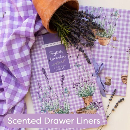 Heathcote & Ivory English Lavender 5 Drawer Liners