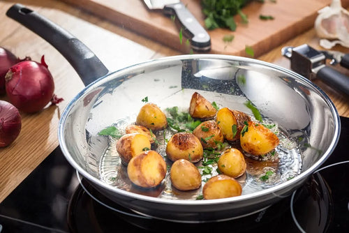 Judge Essentials Stainless Steel 24cm Saute Pan