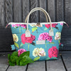 Beau SK Hydrangea Convertible Lunch Bag Teal