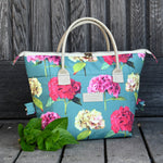 Beau SK Hydrangea Convertible Lunch Bag Teal