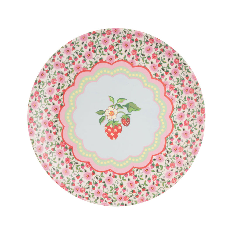 CATH KIDSTON STRAWBERRY 4PK MELAMINE DINNER PLATES