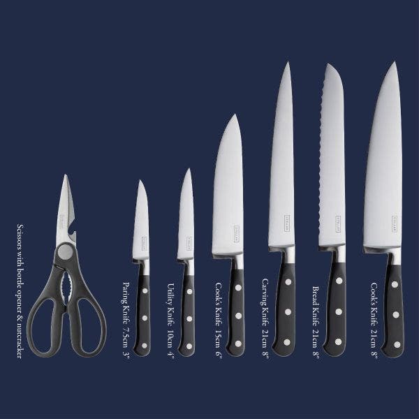 Stellar Classic 7 Piece Knife Block Set