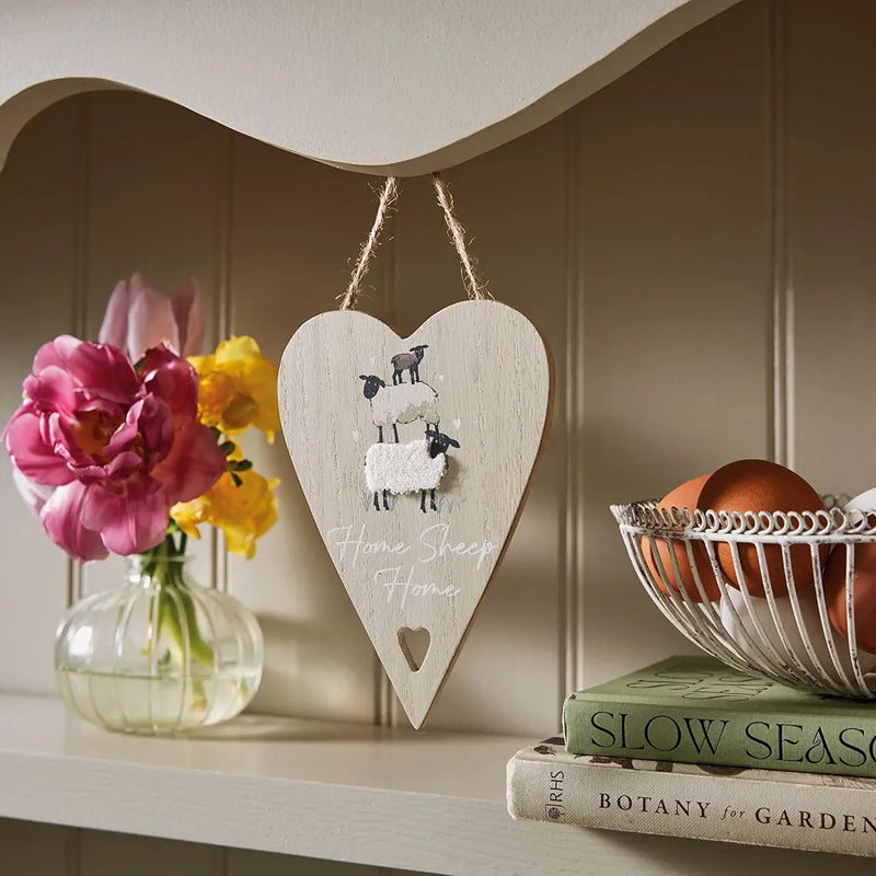 Cooksmart Highland Sheep Plaque Home Sweet Home