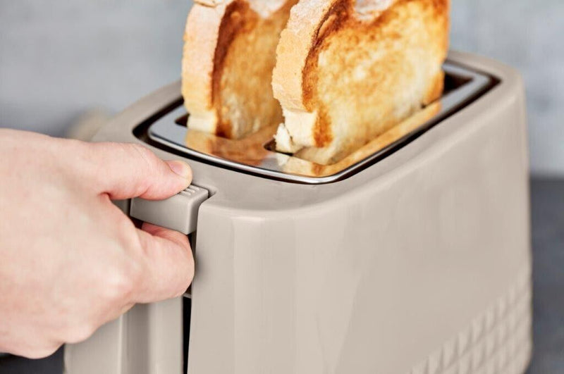 Tower Solitaire 2 Slice Toaster Latte