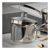 Stellar Flow 3 Piece Draining Saucepan Set