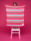 Ziggle Cosatto Pink Striped Knit Blanket BLAN0206