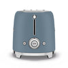 Smeg Two Slice Toaster in Matte Storm Blue