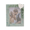 WID LOVE STORY 'MR & MRS' GREEN FRAME WITH LEAVES - 5" X 7" WG1183